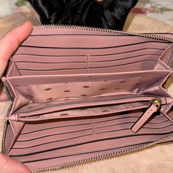 💗 Kate Spade New York • Luxe Floral Zip-Around Continental Wallet 💗 - Picture 5 of 7